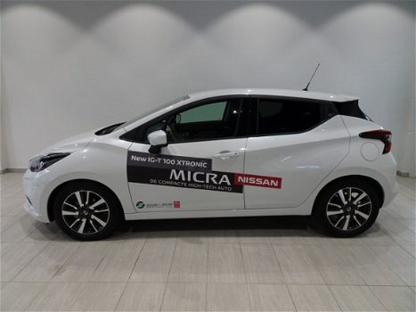 Nissan Micra - 1.0 IG-T TEKNA AUTOMAAT |NAVIGATIE| APPLE CARPLAY| BOSE SYSTEEM| - 1