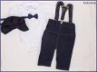 NIEUW baby kostuumpje bruidsjonker pakje doop kleding bretels Compleet - 4 - Thumbnail