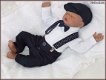 86 NIEUW baby kostuumpje bruidsjonker pakje doop kleding bretels Compleet - 3 - Thumbnail
