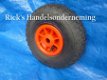 Bolderkarwiel / luchtbandwiel 3.00-4 op velg met naaldlager - 1 - Thumbnail