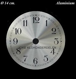 === Wijzerplaat = aluminium = nieuw === 30146
