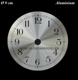 === Wijzerplaat = aluminium = nieuw === 30149