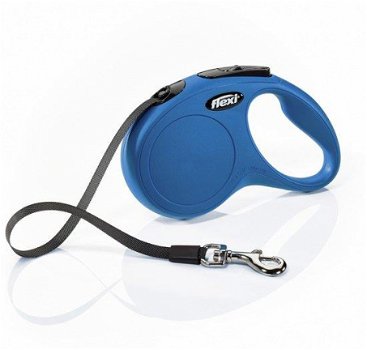 Flexi New Classic Tape Hondenriem Blauw S - 1