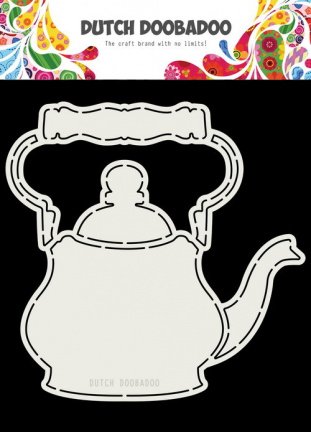 Dutch Doobadoo, Card Art - Theepot - nr. 1