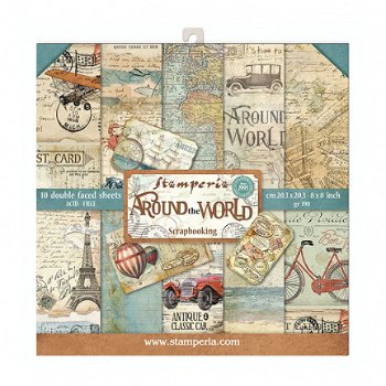 Stamperia, Around the world 8x8 - 1