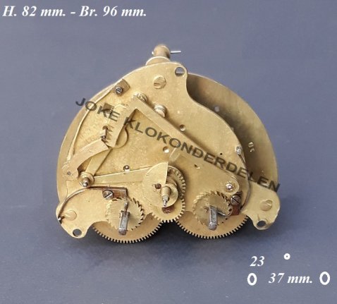 === Frans pendule uurwerk = oud === 41583 - nr. 1