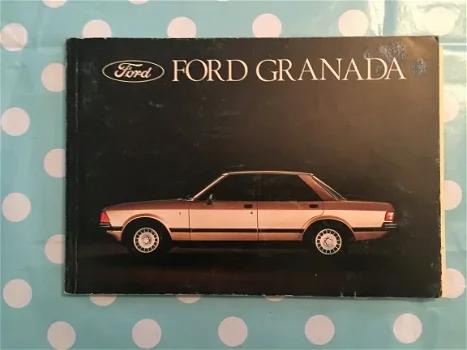 Boek: Ford Granada - Instructie Handboek (D313) - 1