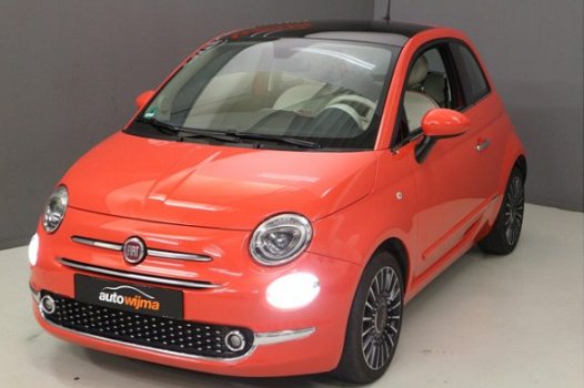 Fiat 500 - 0.9 TwinAir 105PK Lounge Navigatie, climate control, 16Inch L.M. velgen, 6versnellingen - 1