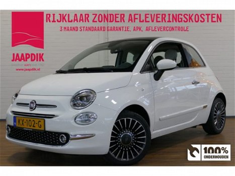 Fiat 500 - BWJ 2017 0.9 TwinAir Turbo Lounge NAVIGATIE / DAB / PANORAMADAK / CLIMA / PDC / CHROOM / - 1