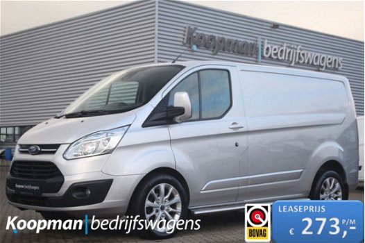 Ford Transit Custom - 270 2.2TDCI 155pk L1H1 Limited | Airco | Cruise | Camera | PDC | Lease 273, - - 1