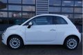 Fiat 500 - 1.2 Lounge Parkeersensoren Achter | Navi | Velgen | Cruise Control Reservewiel - 1 - Thumbnail