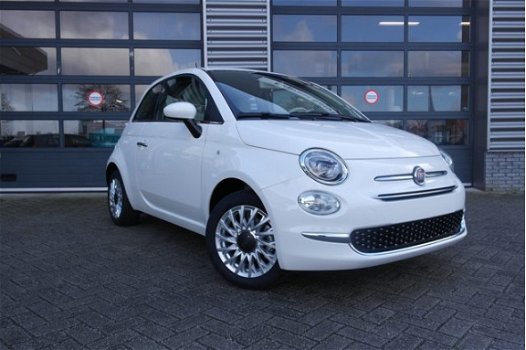 Fiat 500 - 1.2 Lounge Parkeersensoren Achter | Navi | Velgen | Cruise Control Reservewiel - 1