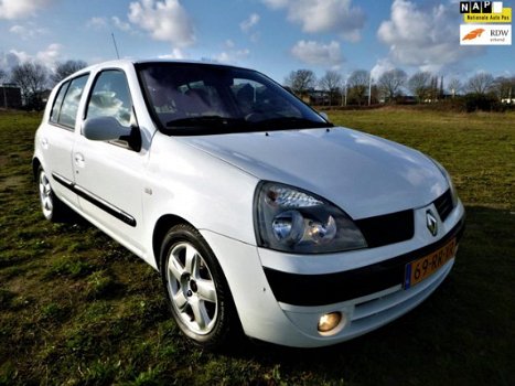 Renault Clio - 1.6-16V Dynamique Luxe 2005 5 DRS LPG3 OB AIRCO - 1