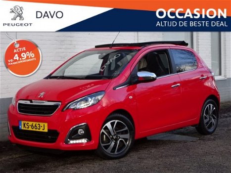 Peugeot 108 - 1.0 VTi 68pk Automaat 5D TOP Allure Cabrio Leder en Navigatie - 1