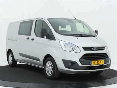 Ford Transit Custom - 2.2TDCI L2H1 Dubbele Cabine Airco / Navigatie / Trekhaak - 1