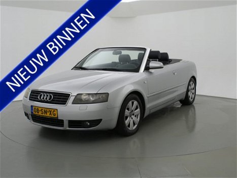 Audi A4 Cabriolet - 2.4 V6 170 PK AUT. YOUNGTIMER + SPORTSTOELEN / LEDER / STOELVERWARMING - 1