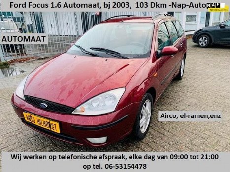 Ford Focus Wagon - 1.6-16V Cool Edition , DIVERSE AUTO'S MET AUTOMAAT, TEVENS INKOOP AUTO'S 06-53154 - 1