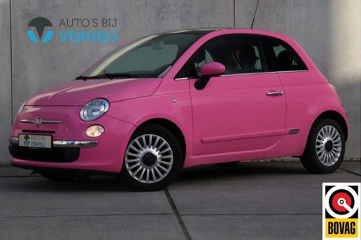 Fiat 500 - 1.2 Rosa / AUTOMAAT / AIRCO / OPEN DAK / SPECIALE KLEUR - 1