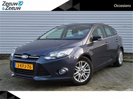 Ford Focus - 1.0 EcoBoost Titanium *Zeer nette auto* Zeer compleet*Navi*Parkeersens.*Voorruitverw.* - 1