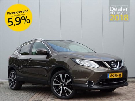 Nissan Qashqai - 1.2 Tekna | Lederen interieur | Stoelverwarming | Navigatie | Climate control | Cru - 1