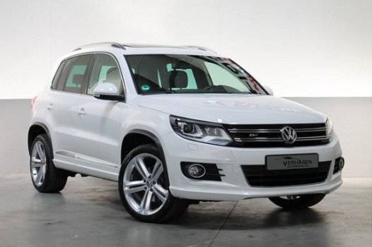 Volkswagen Tiguan - 2.0 TSI R-line 211pk Leer Xenon Pano Navi 4motion DSG - 1