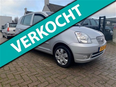 Kia Picanto - 1.1 EX ( LAGE KM / NAP / NW APK / AIRCO ) 5DRS - 1