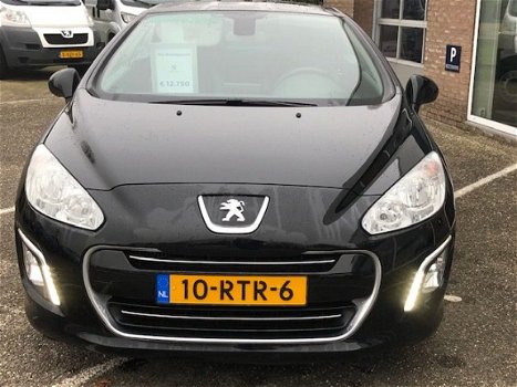 Peugeot 308 - GRIFFE 1.6TURBO156PK ZWART LEER cruise- en climate control BT lm-velgen windschemr - 1