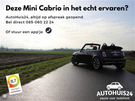 Mini Mini Cabrio - Sidewalk *70dkm NAP *UNIEKE AUTO - 1