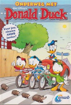 Donald Duck onderweg met reclame uitgave ANWB - 1