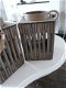 Wit brocante wand rek met drie planken - 5 - Thumbnail