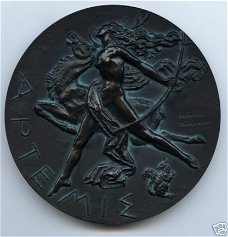 www.panamsterdam.eu promotion / Medaillon Penningen Munten Artemis Dammann Penningkunst Medaille Mun