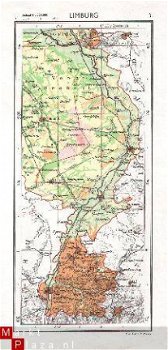 oud landkaartje Limburg - 1
