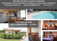 Vakantiewoning met prive zwembad, airco, TV Vlaanderen, wifi en apple TV in het zuiden van de Ardech