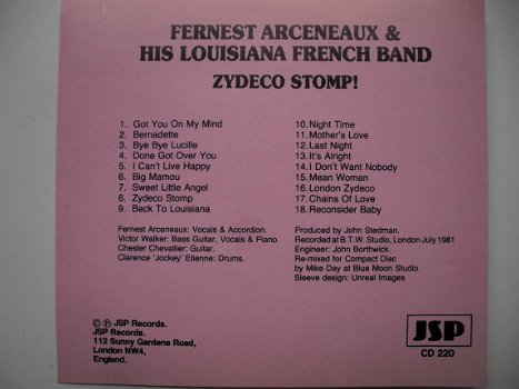Fernest Arceneaux and his Louisiana French Band Zydeco Stomp - 2