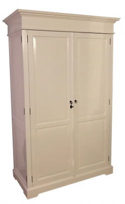 Kabinetskast Enter white wash 150 x 50 x 220cm