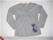 grijs shirt met poes en strasssteentjes in mt 98/104 - 1 - Thumbnail