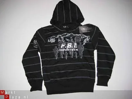 FBI sweater met capichon in maat 98/104 - 1