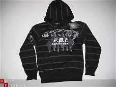 FBI sweater met capichon in maat 98/104