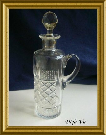 Oude kleine karaf : geslepen kruikje // vintage carafe - nr. 1