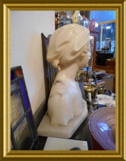 Antieke marmeren buste // antique marble buste
