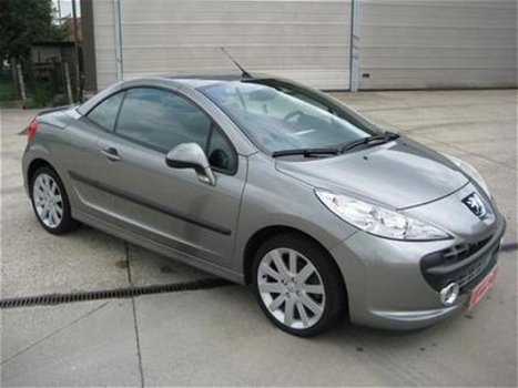 Peugeot 207 CC - 1.6 VTi /AIRCO/*AUTOMAAT*/++97884KM++/zwart LEDER/LM VELGEN - 1