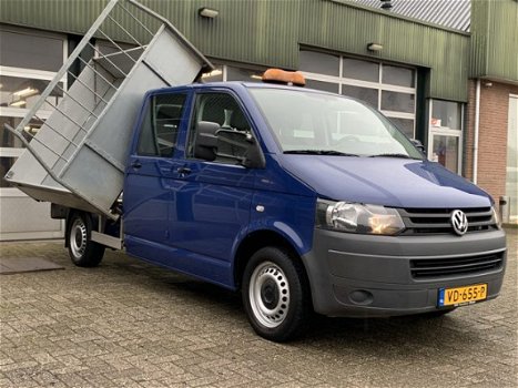 Volkswagen Transporter - 2.0 TDI DC 3 zijdige kipper open laadbak 1e eigenaar Euro 5 ex overheid Tre - 1