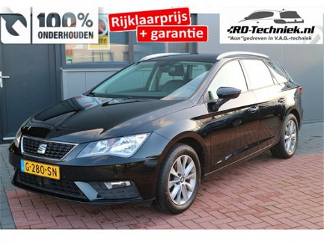 Seat Leon ST - 1.6 TDI Style 85KW 116PK leer, stoelverwarming, adaptief cruise etc - 1