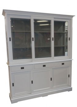 Opruiming kast Hattem wit - grijs 180cm incl. bezorging