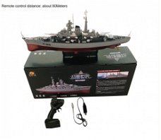 RC boot Oorlogsschip  Bismarck 1:360  HT-3827B  RTR