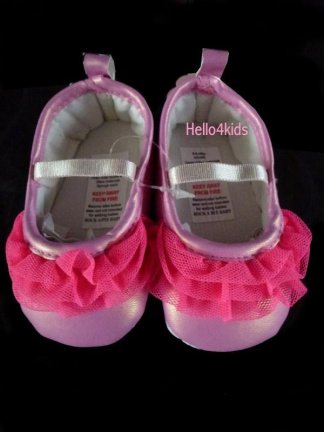 doopschoentjes baby bruidsmeisjes schoentjes met kant - Afbeelding 3
