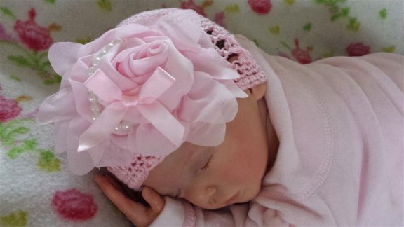 doopschoentjes baby bruidsmeisjes schoentjes met kant - Afbeelding 4