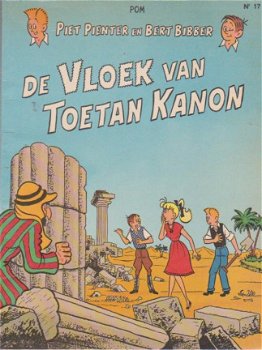 Piet Pienter en Bert Bibber 17 De vloek van Toetan kanon - 1