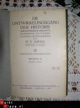 de ontwikkelings gang der historie nr 2 (1933) en 3 (1935) - 5