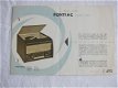 Antieke PONTIAC type 565 Fono-radio 1955 folder (D123) - 1 - Thumbnail